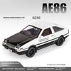 1:30AE86 Alloy Model Car, Cool Sound and Light, Strong Return Force, Four-wheel Shock Absorption, Exquisite Desktop Ornaments