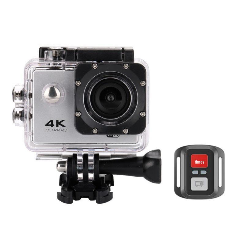 CrossD800R 4K HD Sports Camera with Remote, WiFi & Waterproof for Outdoor Cycling