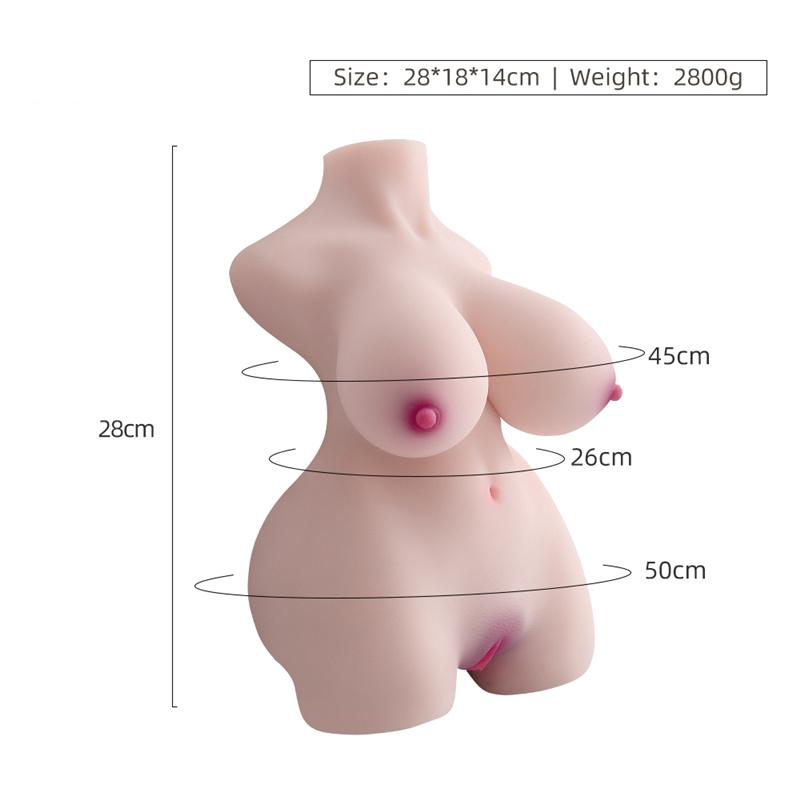 Solide TPE poupée de sexe seins réalistes vagin Anus Simulation poupée avion tasse mâle masturbateur produits