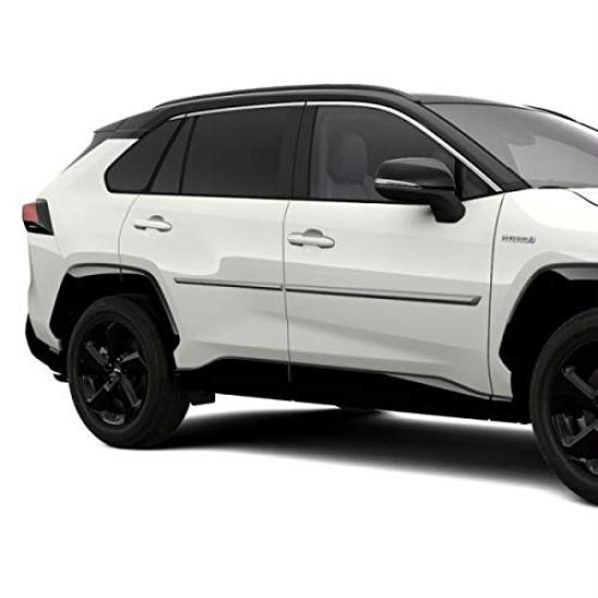 

Genuine US Toyota Body Side Molding for Toyota RAV4 2019 and later in Super White (50 Series, models) (Product Code 040)