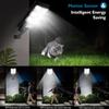 VUAA 2 Pack Solar Street Lights Outdoor Waterproof, 6500K 10000LM LED Solar Lights for Outside Dusk to Dawn, Outdoor Flood Lighting with Motion