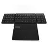 Foldable Bluetooth Keyboard Low Latency Bluetooth 5.1 Full Size Keyboard with Large Touchpad for IOS for Android for