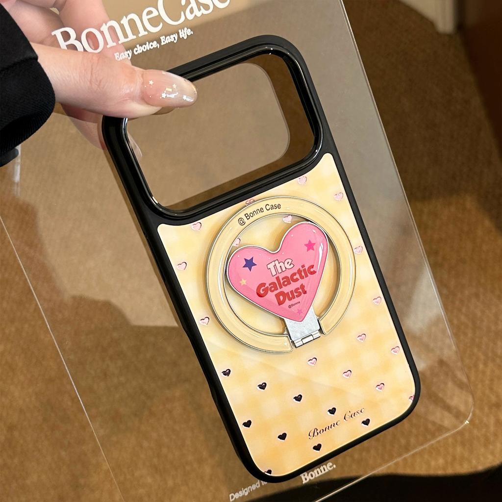 Applicable iphone16Apple17promax Phone case13Gilded Checkered Heart14Good-looking15Hard case12
