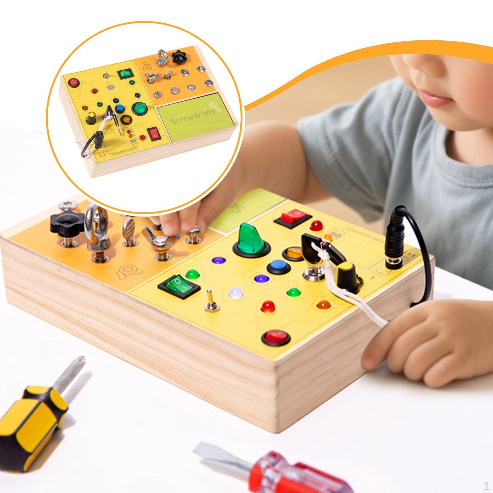 

Switch Light Busy Board Activity Toy for Travel Early Education Developmental Children Boys