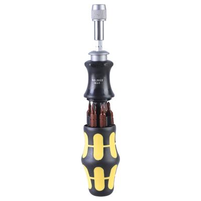 Ratchet Telescopic Screwdriver, Magnetic Ratcheting Screw Driver,Adjustable Rod Length,with 6Pcs Bit Repair Tool