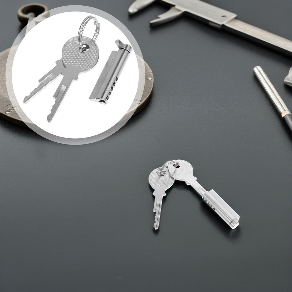 Zamek do lodówki 35 mm cylinder Wytrzymały zamek do lodówki i zamrażarki Do szklanych drzwi szafek ekspozycyjnych Niska temperatura Trwały