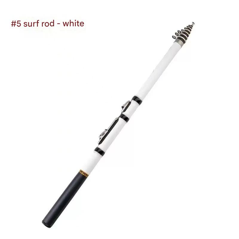 Telescopic Sea Fishing Rod Soft Tail Rock Fishing Pole Portable Surf Casting Rod 1.5m-3m
