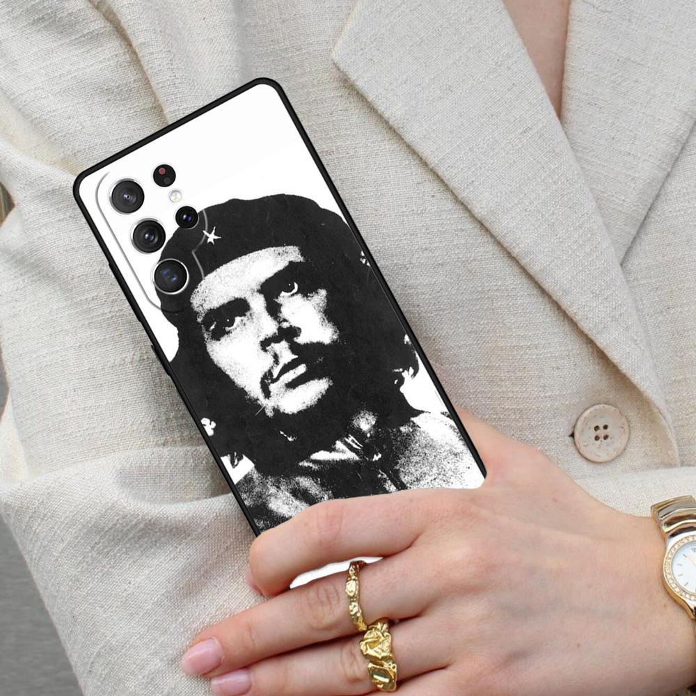 che guevara Smoking Cigar SOFT Cell Phone Case for Samsung Galaxy S26 Ultra S25 S24 S23 S22 S21 S20 Note10 Cover