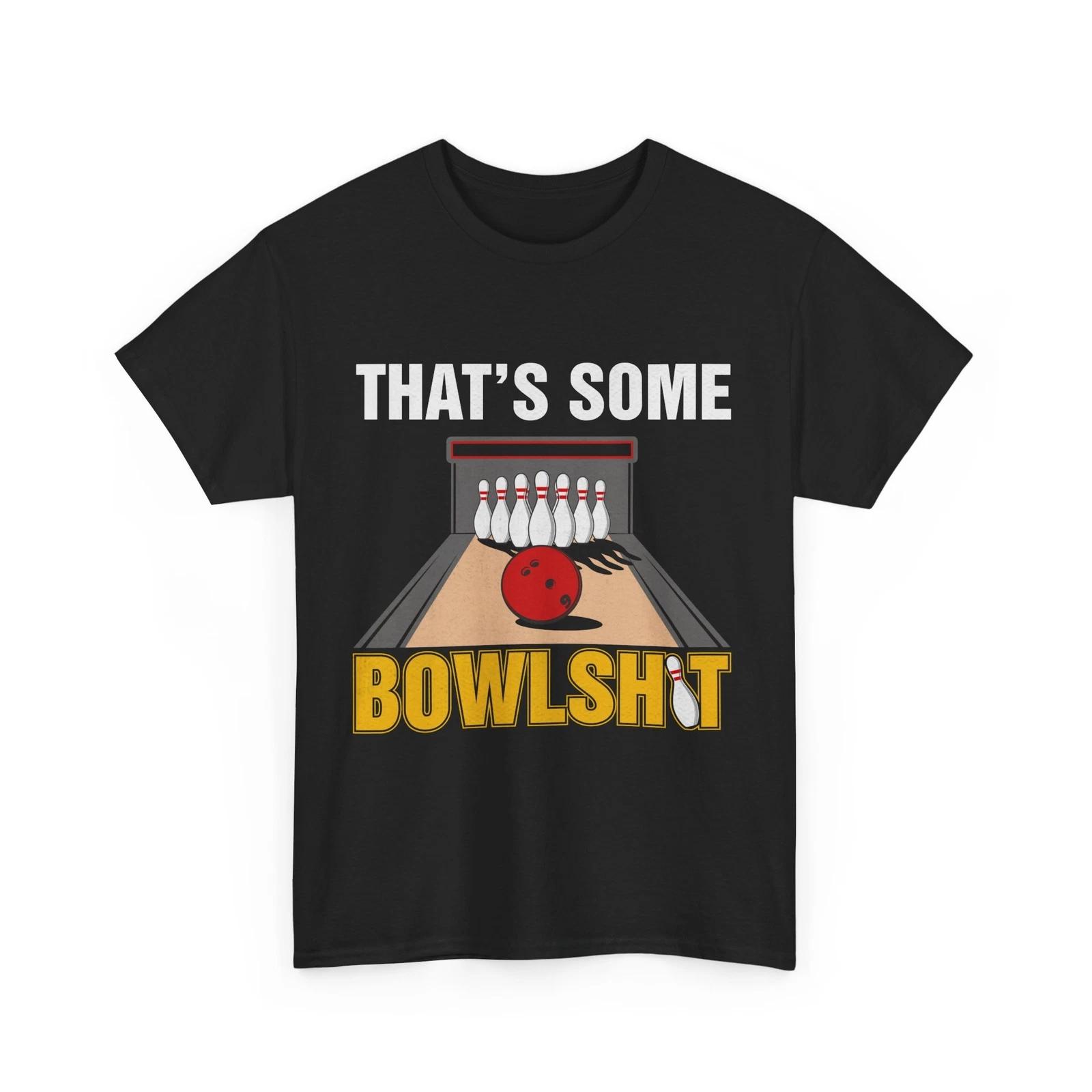 Bowling Shirt, That s Some Bowlshit Bowling Ball and Pin Bowler Shirt 2XL