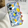 Mediterranean Lemon Case For Realme C67 C55 C53 C51 C35 C33 C31 C30 C25s C21Y GT Neo 5 GT5 9 10 11 12 Pro Plus