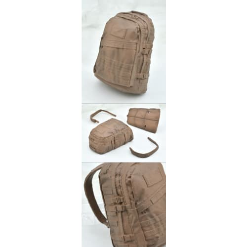 Tomytec Little Armory LD036 Backpack Set A 1/12 Scale Pre-painted PVC Assembly Kit (Product Number: 318774)