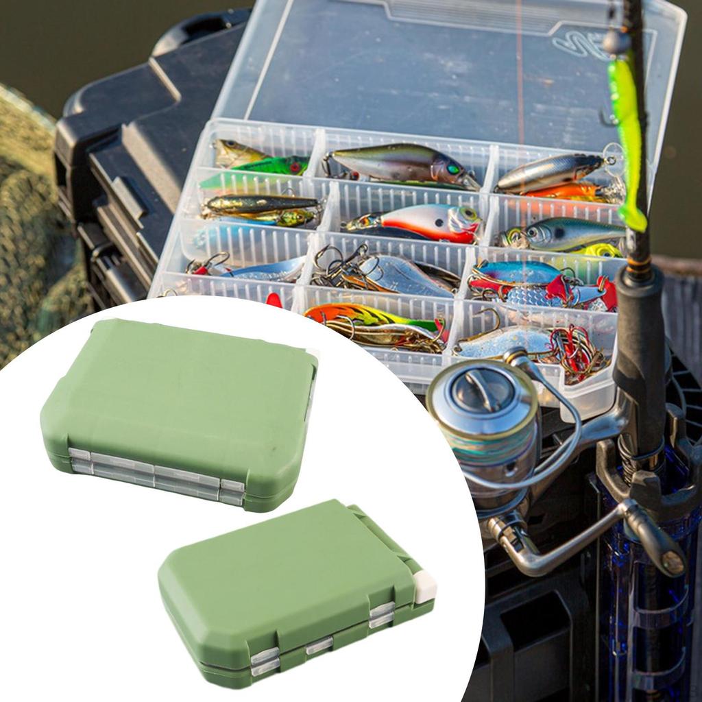 Fishing Tackle Box Accessories Tool Organizer Compartments Hardware Parts Compact with