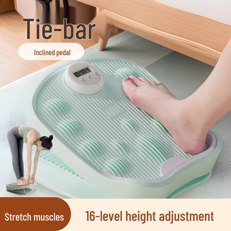 Adjustable Calf Stretcher & Foot Pedal with Timer