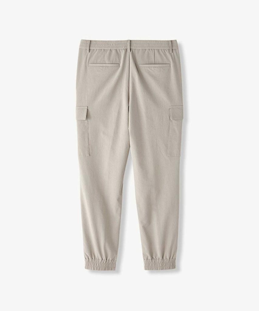 STCO [Rnw] Nylon Stretch Cargo Jogger Pants Beige (Comfort Fit)_Swpva02Nsd