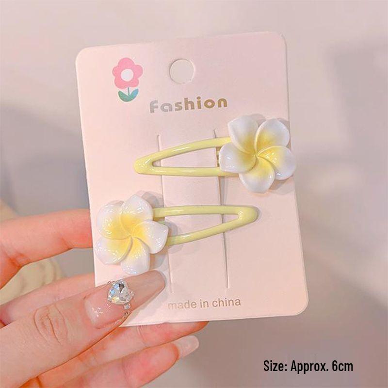 Pink Dopamine Hair Clip: Y2K Seamless Round Hairpin - Cute Small Side Clip for Women’s Bangs