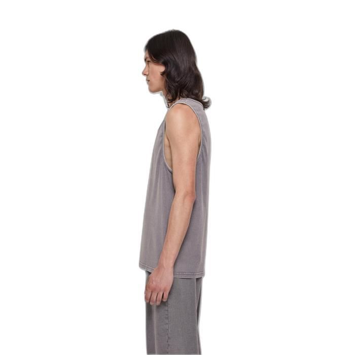 Débardeur oversize délavé à l'acide Urban Classics GT - gris foncé - 3XL