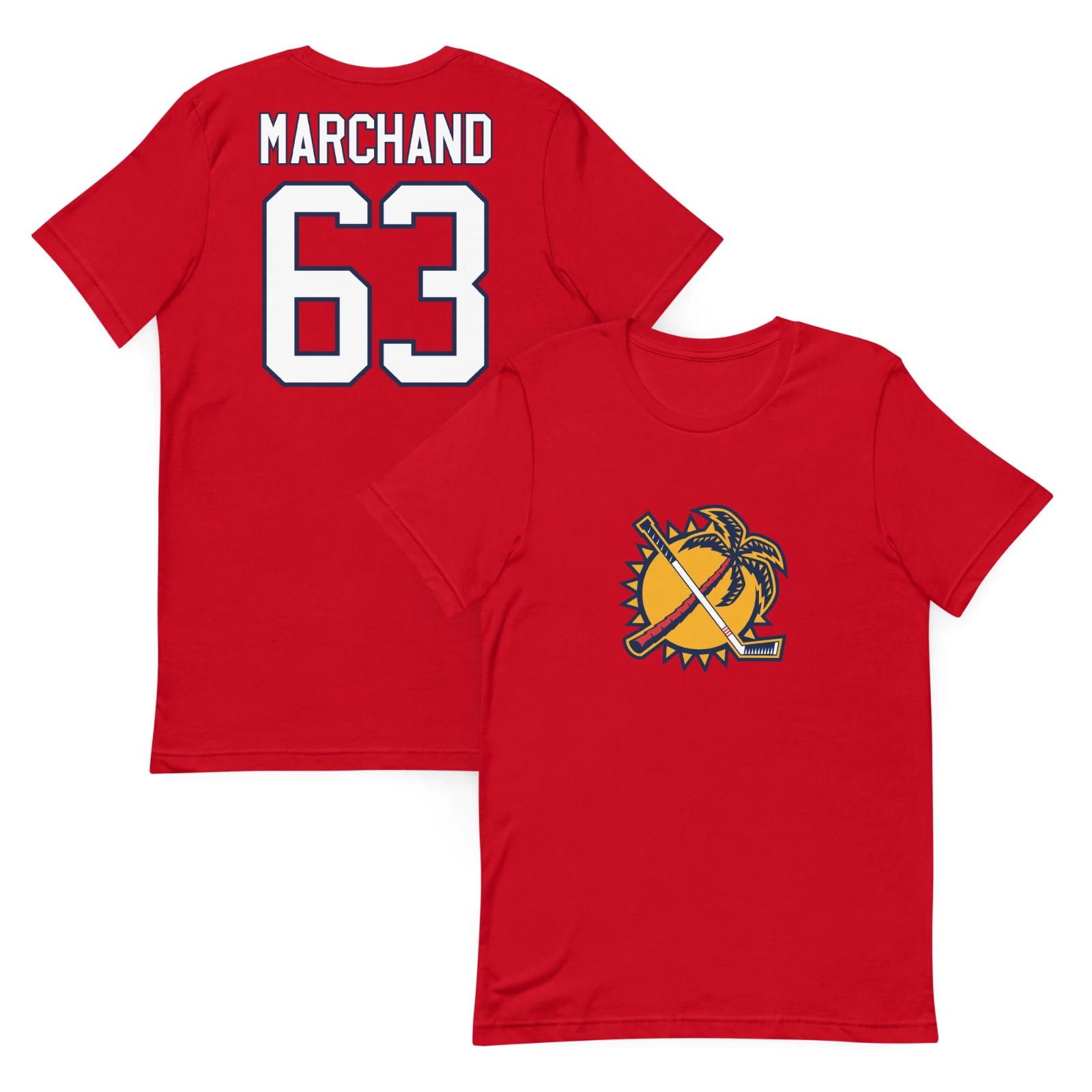 Brad Marchand #63 Florida Panthers Reverse Retro Jersey T-Shirt throwback M