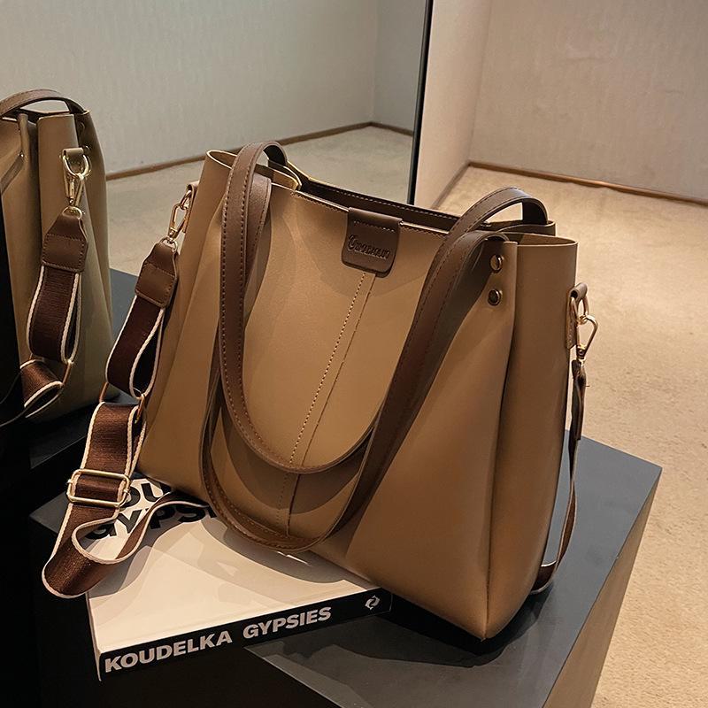 Geantă tote de modă de mare capacitate pentru femei 2025 - toamnă/iarnă cu bretele late și geantă de mână de umăr.