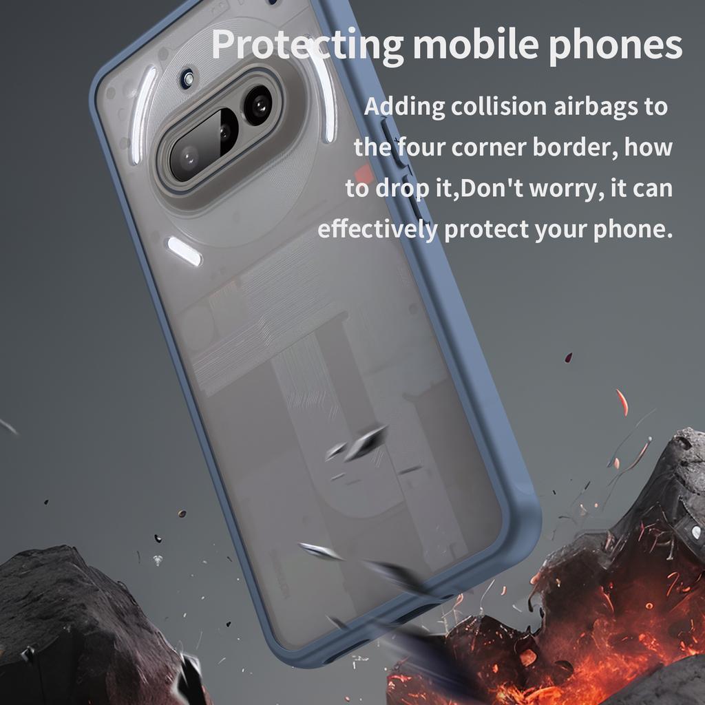 Anti-Fingerprint Case for Nothing Phone 3A Pro Phone3a Shockproof Hard Protection Mobile Phone Accessories Cases