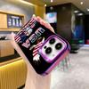 USA America Flag Purple Translucent Mobile Phone Case for iPhone 17 16 15 14 13 12 11 X XR XS Air Pro Max Plus Colorful Cover