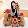 Doll Animal Capybara Plush With Chicken And Tater For Kids Room Toys Decor