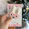 Japan Korea Cute Cartoon Glasses Miffy Phone Case with Retractable Airbag Holder