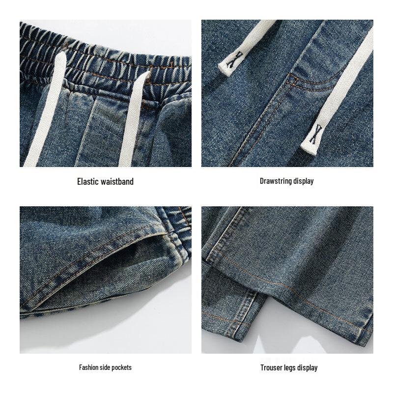 MIIOW Men's Loose Straight Leg Jeans