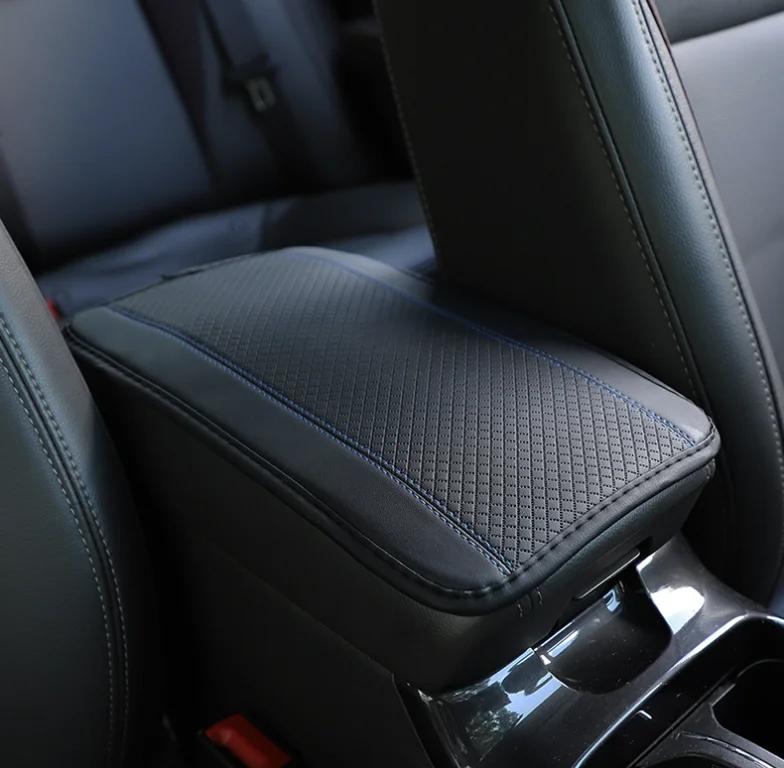 New Car Armrest Cover Mat Universal PU Leather Car Interior Central Armrest Box Pad Non Slip Decor Mat Universal Accessories