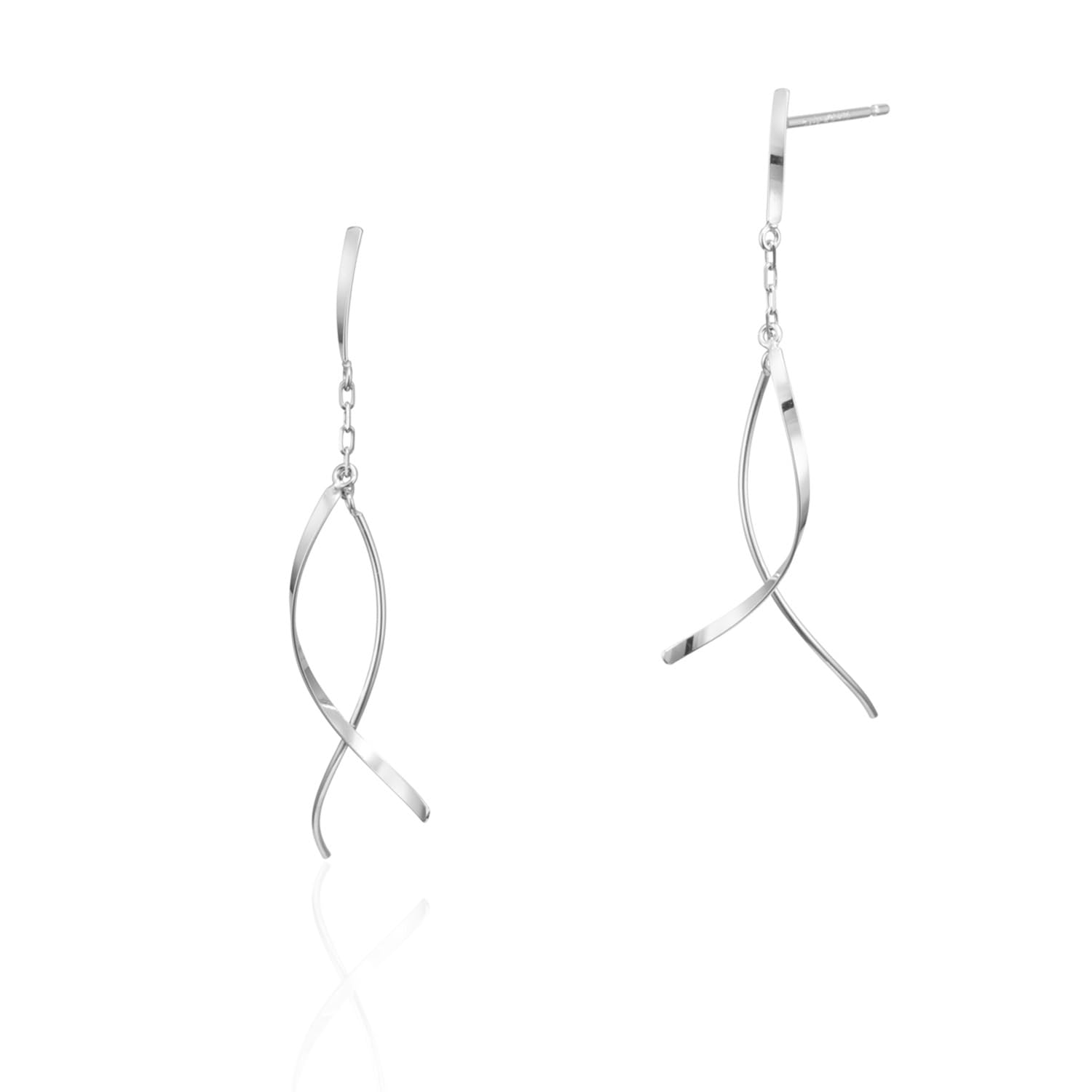 

K10 White Gold Earrings 151736152201 canal4℃ (WG)