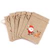 Adventskalender Geschenktüten 24 Tage Aufhängbare Weihnachts-Adventsbeutel Süßigkeiten Geschenk Kordelzugbeutel Countdown Dekoration
