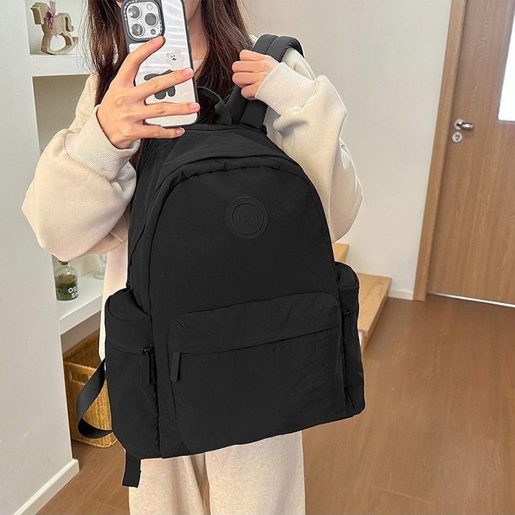 Schoolbag1011 New Casual Backpack Girls Middle and High School Large Capacity Student School Bag Lightweight Outdoor Sports Travel Backpack