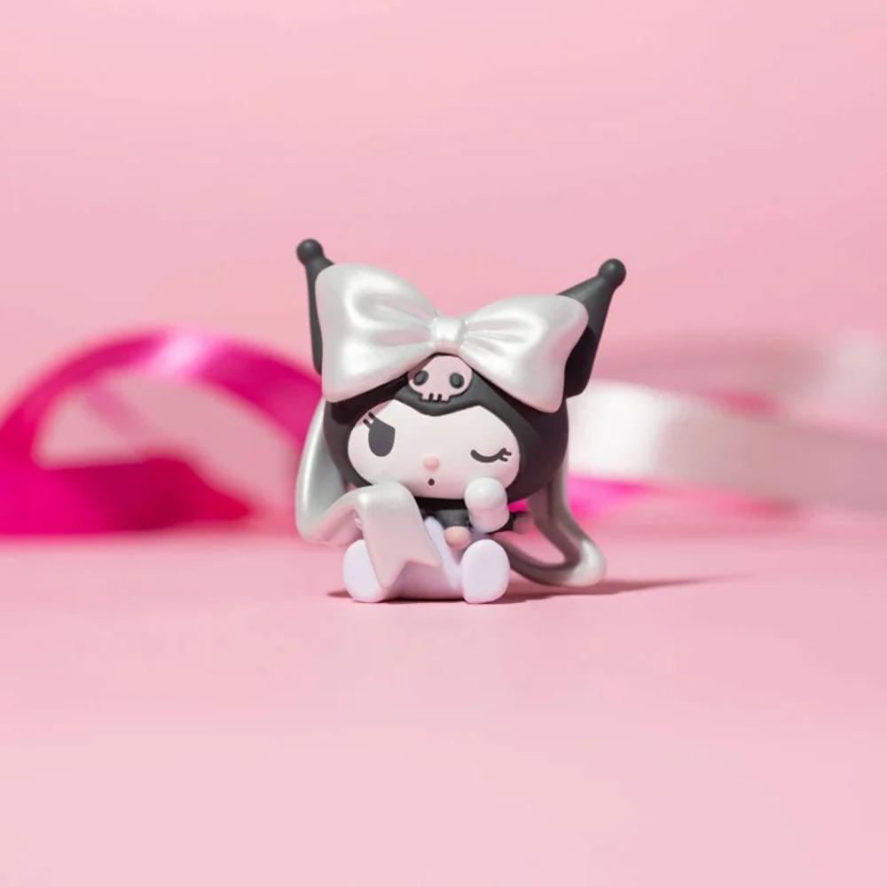 New Bowknot And Yoga Kuromi Cinnamoroll Blind Box Kawaii Mini Decorative Action Figure Trendy Toys Cute Girls Birthday Gift