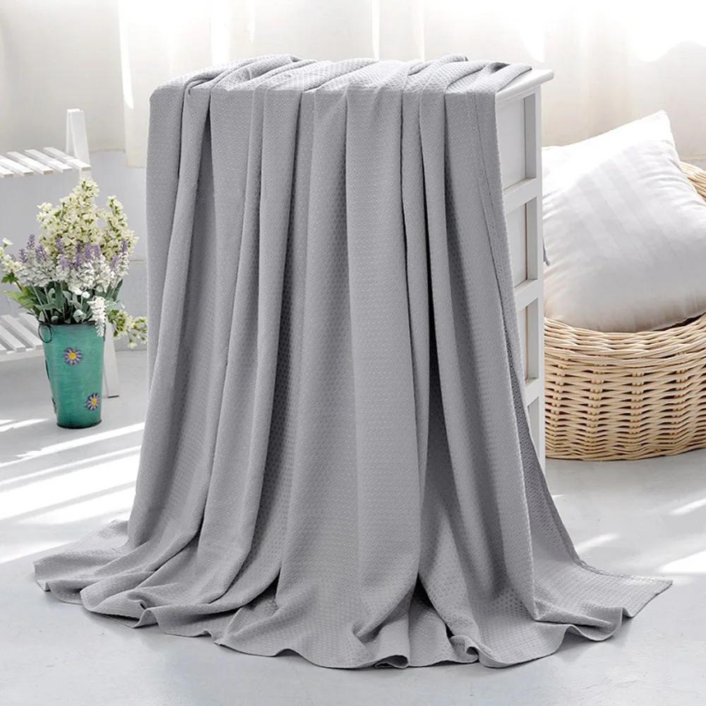 1PC Bamboo Cooling Blanket for Adults Lightweight Breathable Absorbs Body Heat Keeps Cool All Night Soft Skin Friendly Bedding