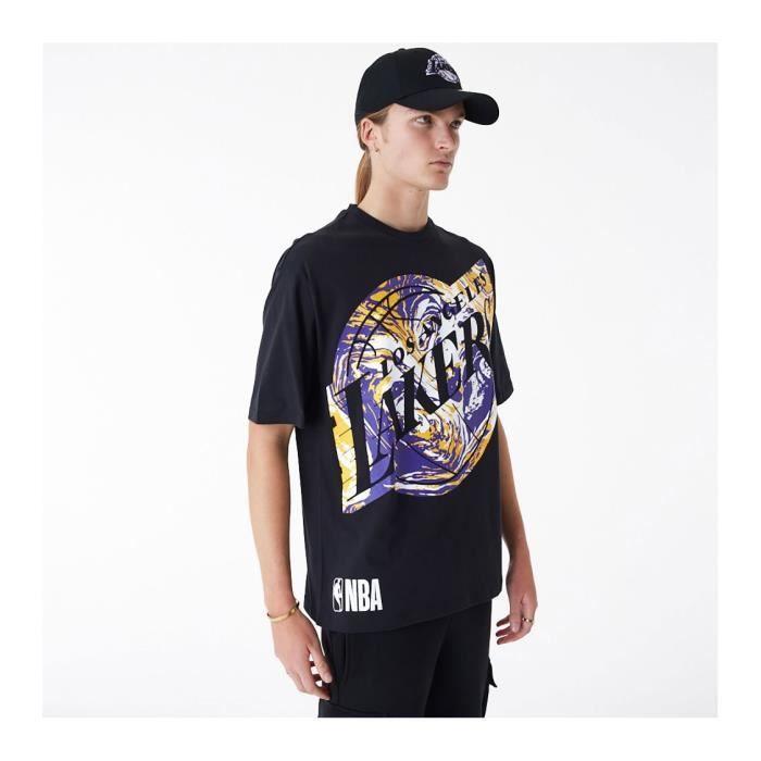 T-shirt New Era LA Lakers NBA 60435412 T:XS C:NOIR