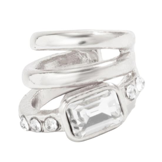Girls Ear Clip, Multi-Layered Diamond Encrusted Elastic Clip-On, Comfortable Non-Pierced Jewelry for Parties And Daily Wear