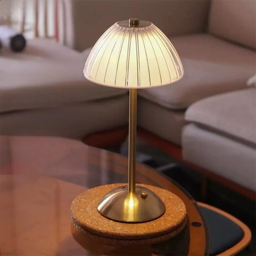 3 Colors Touch Control Lamp Dimmable Nightstand Light Vintage Table Lamp Living Room