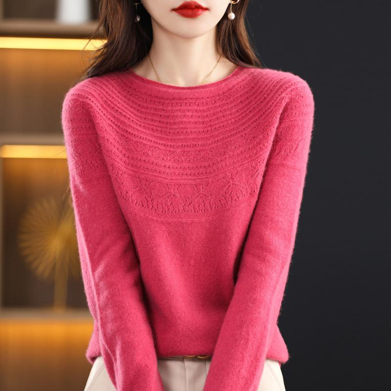 

Осенне-зимняя верхняя одежда, гофрированный кардиган с круглым вырезом, женский свитер свободного кроя в корейском стиле, базовый свитер с кардиганом внутри S