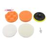 S-6Pcs Foam Pad Buffer Kit Polishing Machine Wax Pads 3/4/5/6/7 Inch For Removing Scratches Car Polishing Sponge Pads Set