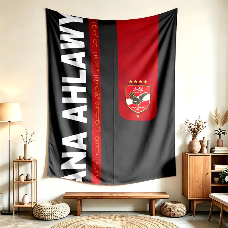 Al ahly (1) Tapestry Suitable For Decorating Homes Dorms And Bedrooms Soft To The Touch And A Perfect Gift For Friends And Family