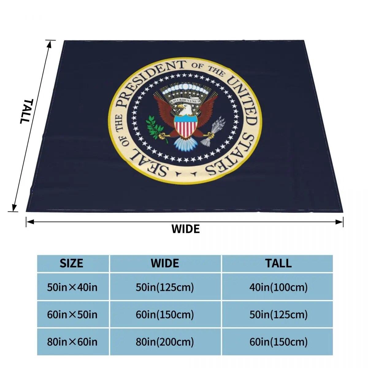 

Одеяло с печатью президента США, президентские выборы, голосование Дональда Трампа, шерстяные одеяла, ультра-мягкие теплые покрывала для путешествий в самолете 200x150cm 80x60in
