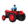 Simulation Tractor Vehicle Model Sturdy Alloy Engineering Farmer Car Toy for ChildrenRed