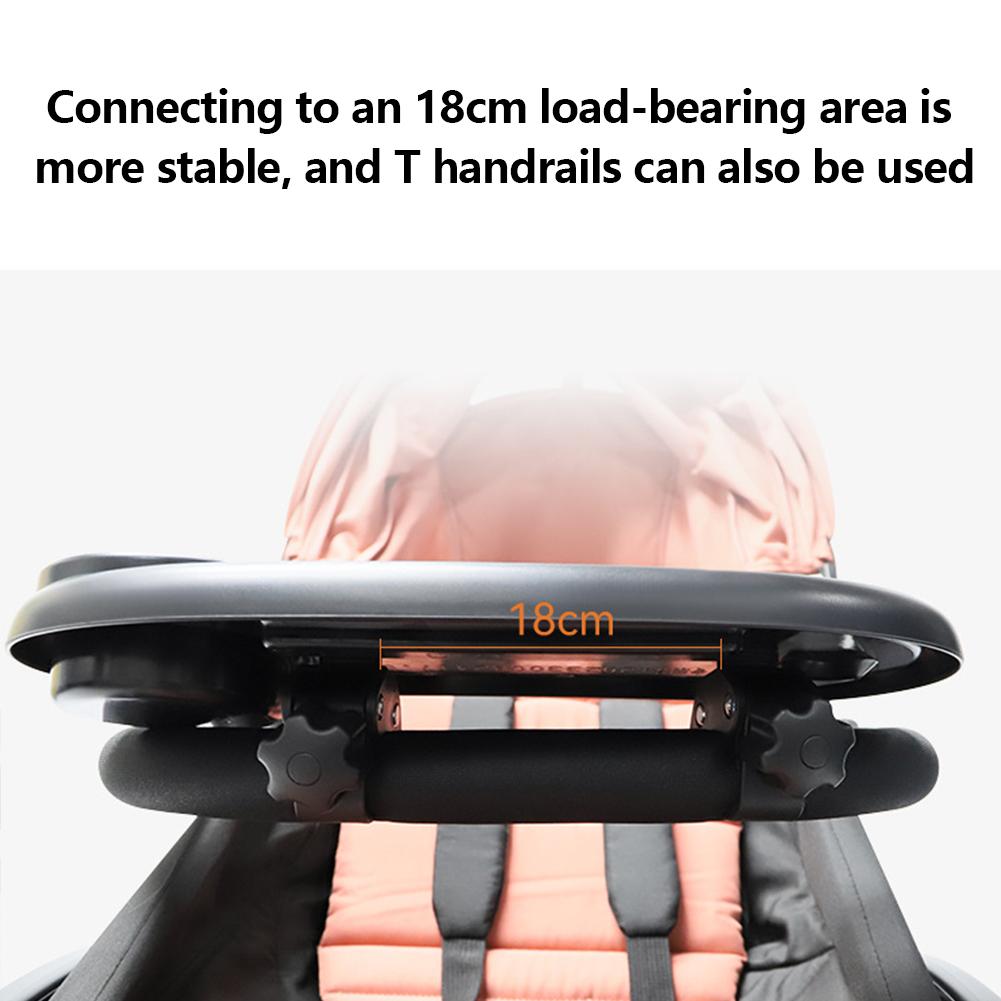 3 In 1 Infant Stroller Dinner Table Tray Removable Stroller Snack Catcher and Drink Holder for Stroller Accessories