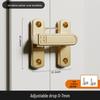 Adjustable No-Drill Surface-Mount Sliding Door Bolt Latch