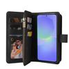 For Samsung Galaxy A36 5G Zipper Wallet Case with 15 Card Slots and Strap Leather Phone Cover