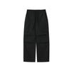 Women S Nylon Cargo pantS Black 4574
