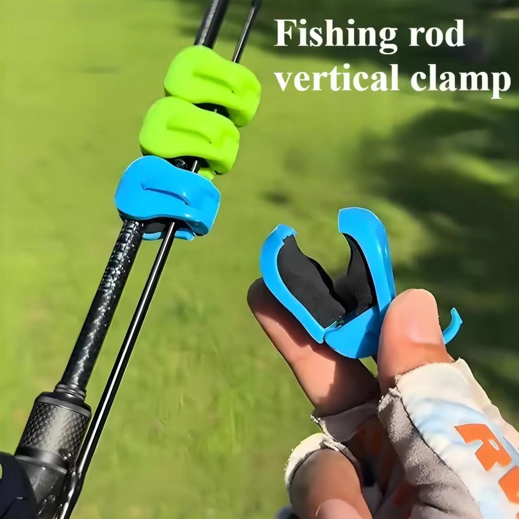 4 STuks Visaccessoires, Hengelhouder, Beschermhoes, Snelle Verbindings- en Bevestigingsklem, Geschikt voor het Bevestigen van Aashengel