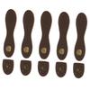 Mjuk Läderspänne Anteckningsbokslås Set för DIY-väskstängning och Virkade Väskaccessoarer