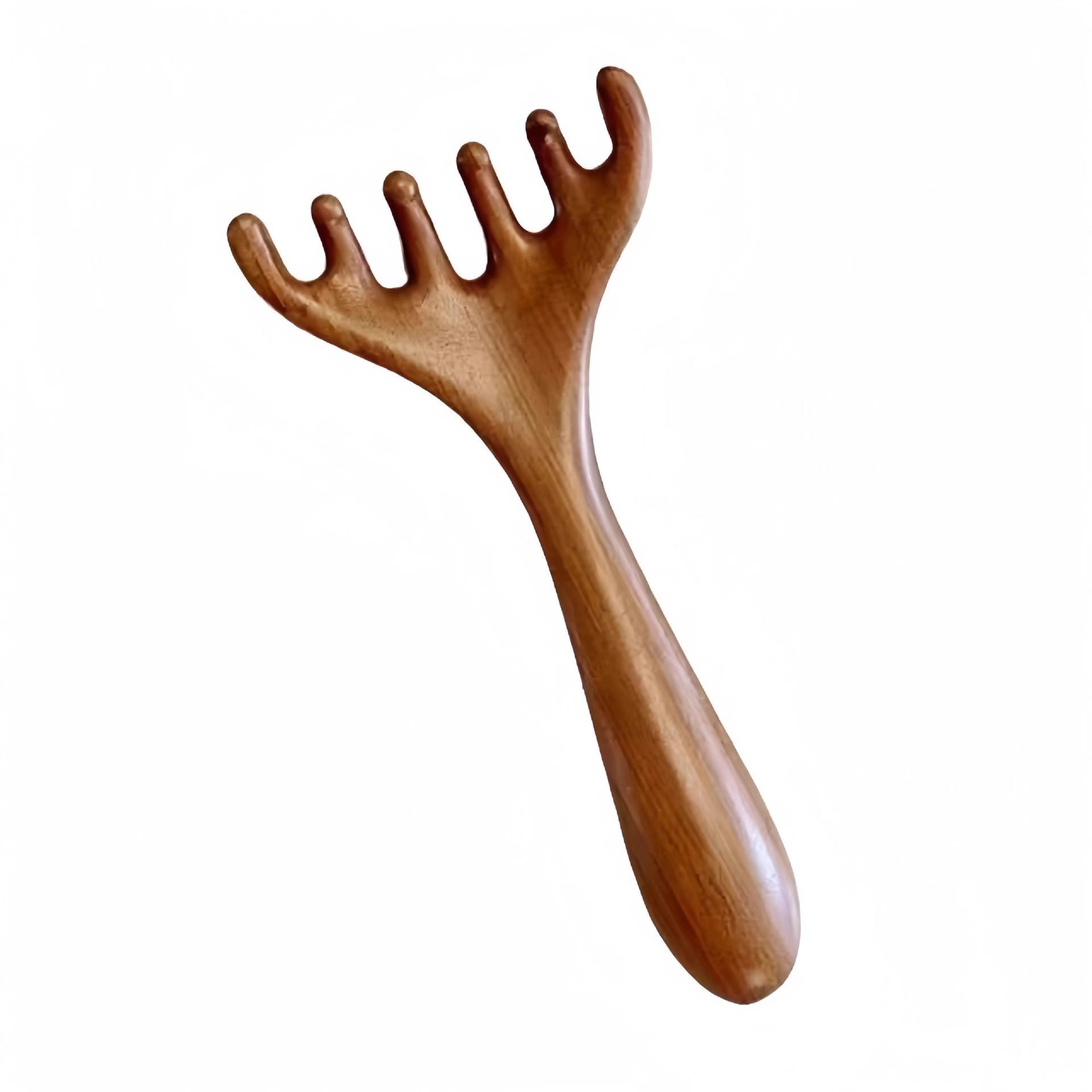 

Гай Бэн Пятипальцевый Роговой Массажный и Акупрессурный Гребень