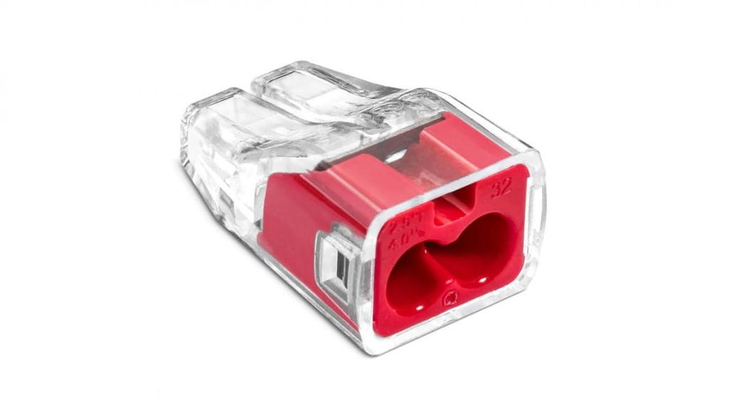 Szybkozłączka Scp2 Idealna Wtykowa Do Drutów I Wielodrutów 2-Torowa 4Mm 32A 450V 88000001S /100Szt./