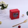 100pcs DIY Paper Box with Window Paper Gift Box Cake Packaging for Wedding Home Party Muffin Packaging